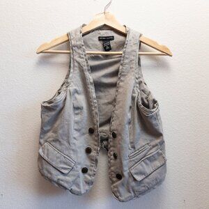 Y2K NEW YORK & COMPANY Grey Vest